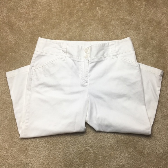 Charter Club white cotton capris size 10 - Picture 1 of 5